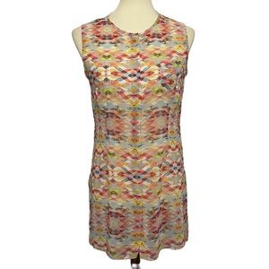 CAbi Aztec Print Button Up Sleeveless Tunic